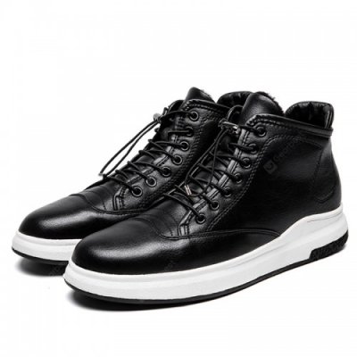 Autumn and Winter Men's High-top Leather Boots Non-slip Wear Resistant